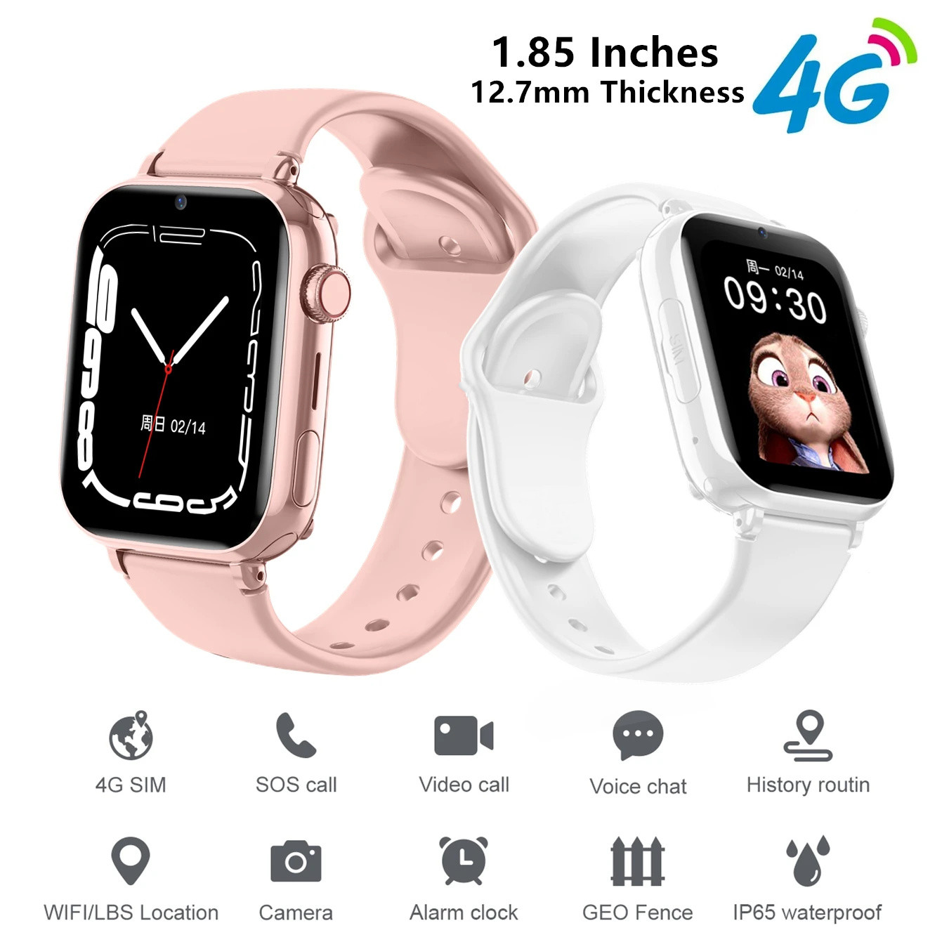 Smartwatch Digital Watches For Girls - Novo criança relógios digitais chamada crianças
