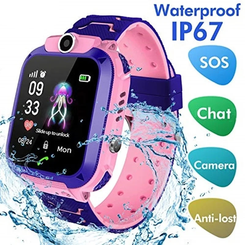 Smartwatch Watches Gift For Girls - 2g crianças relógio inteligente chamada sos