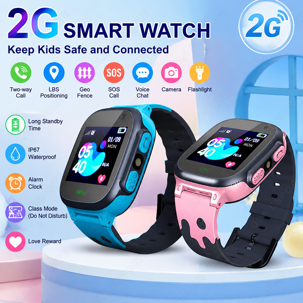 Smartwatch Watches Gift For Boys With Gps - Novo Relógio Inteligente Infantil com Tela