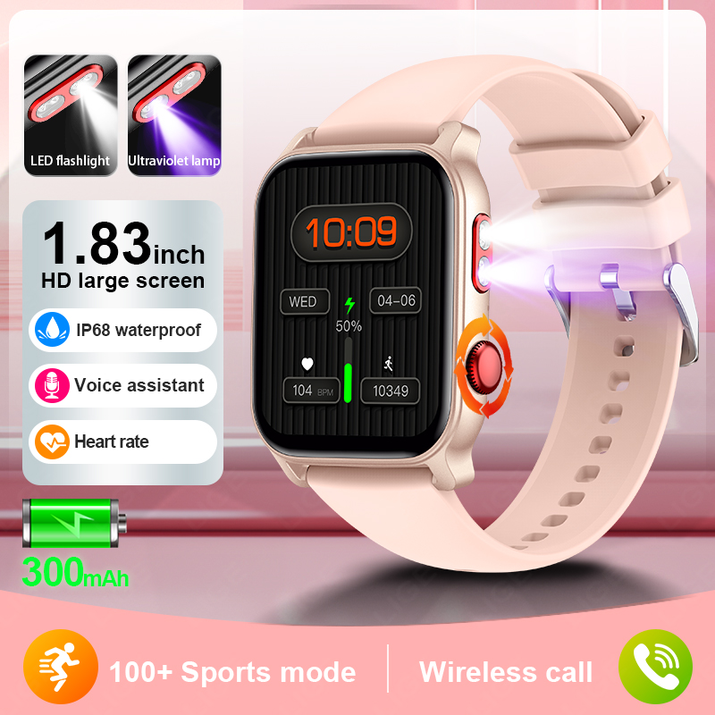 Smartwatch Purple Watches For Women - Relógio Inteligente Ultra Fino LIGE para