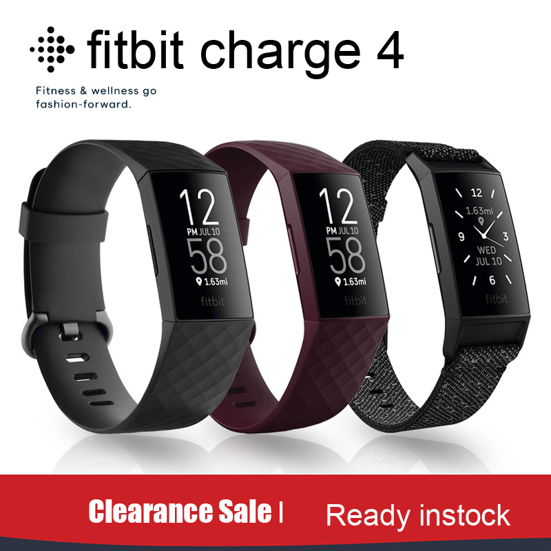 Smartwatch Casual Watches For Men - Original Fitbit Carregador 4 Banda Relógio