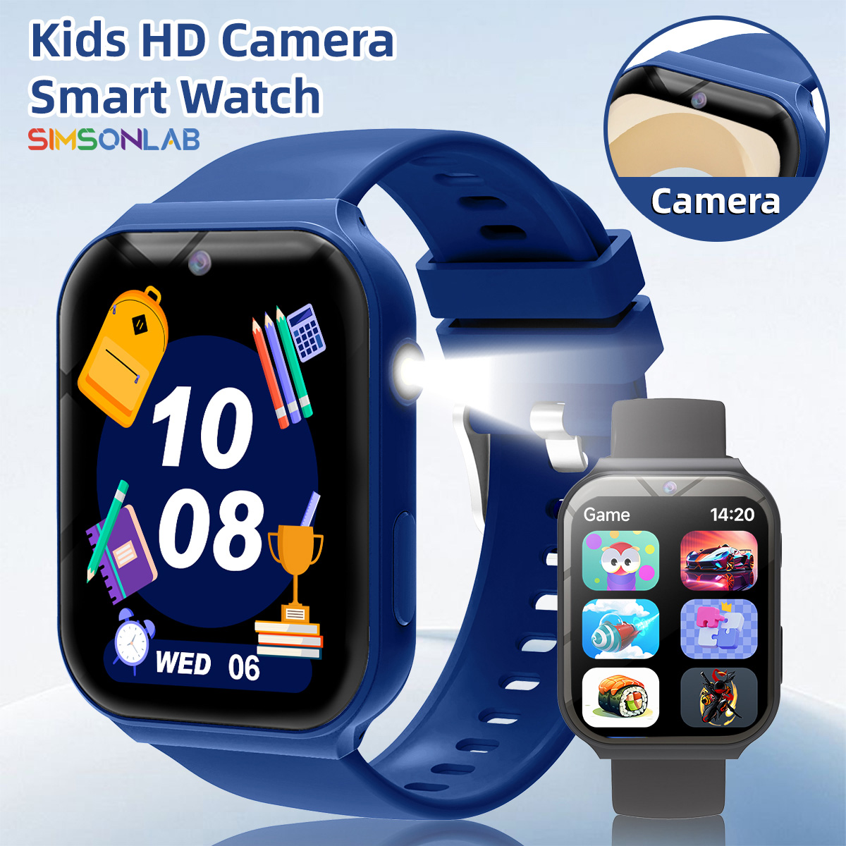 Smartwatch Watches Gift For Girls - Parceiros de Estudo para Crianças: Câmera
