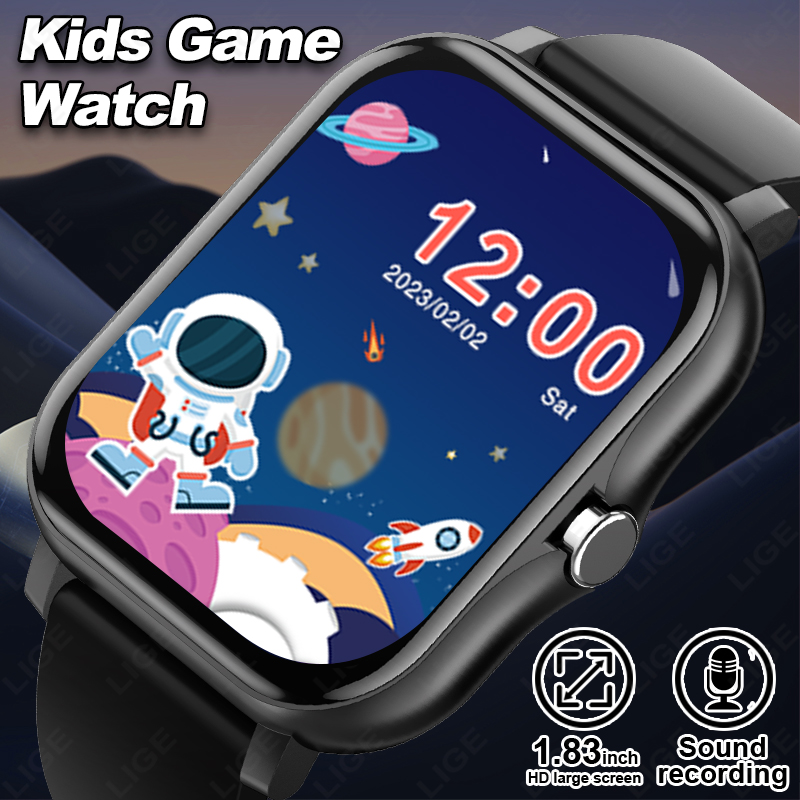 Smartwatch Digital Watches For Girls - Lige 2025 audiolivro crianças smartwatch moda