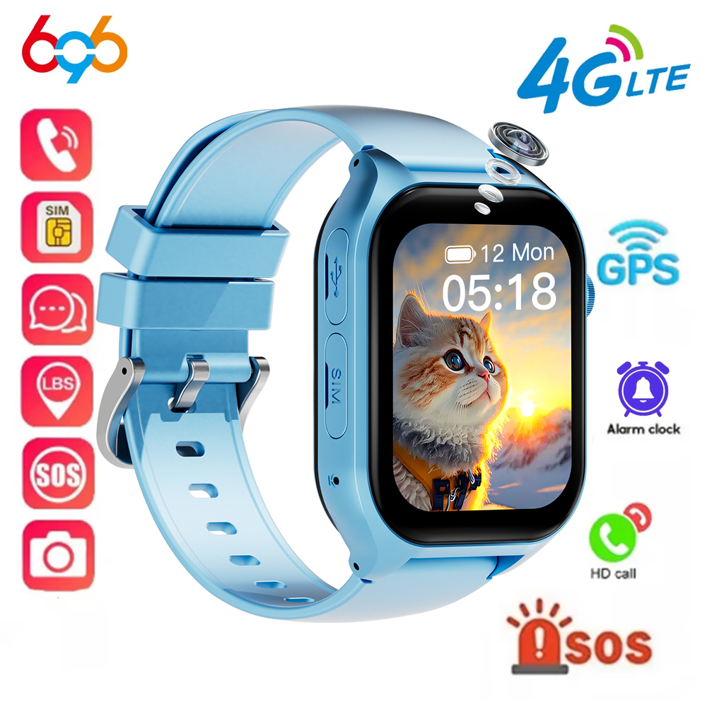 Smartwatch Watches Gift For Boys With Gps - Relógios Inteligentes 4G para Crianças com