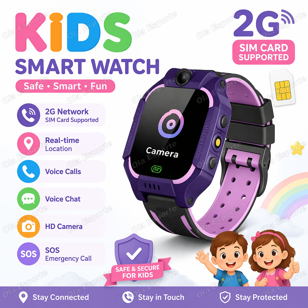 Smartwatch Watches Gift For Boys With Gps - Relógio Inteligente para Crianças com Cartão