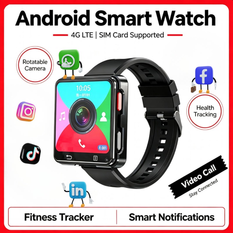 Smartwatch Watches Birthday Gift For Men - Relógio Inteligente para Homens e Mulheres,