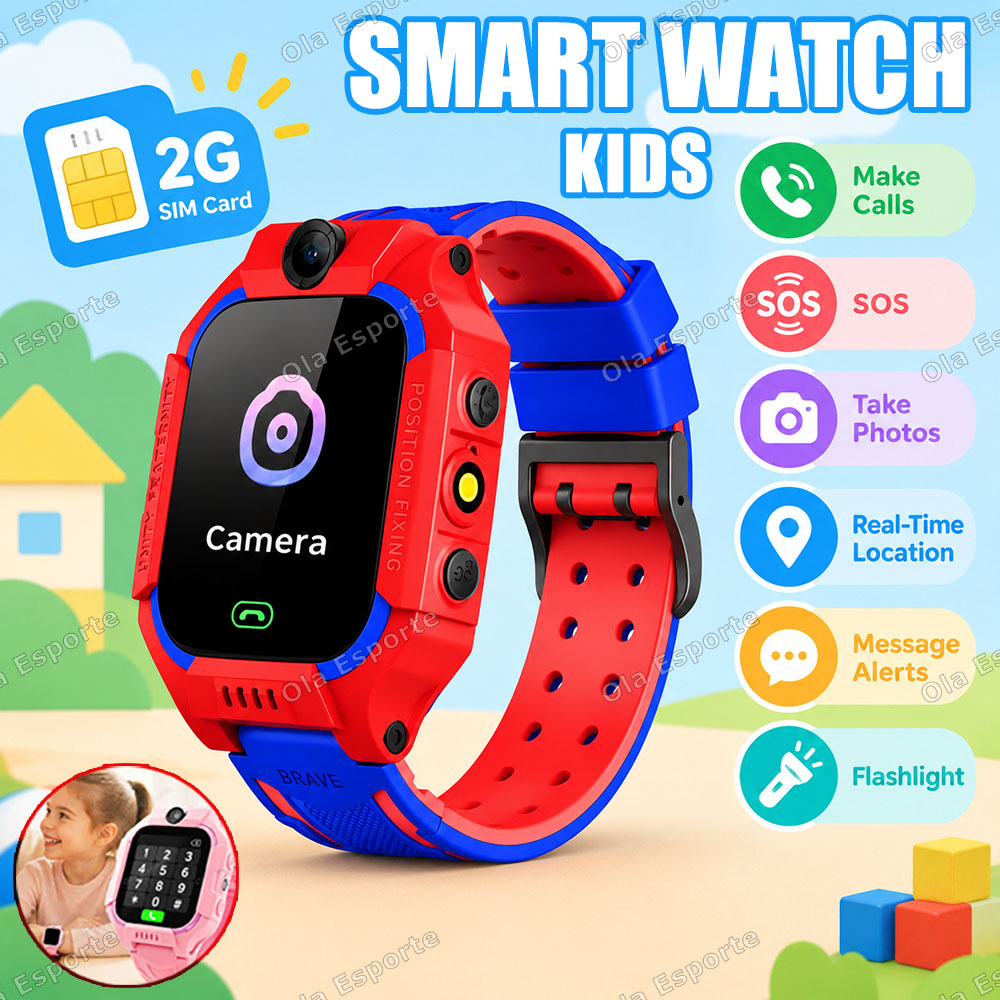 Smartwatch Watches Gift For Boys With Gps - 2027 Novo Relógio Inteligente Infantil 2G/5G