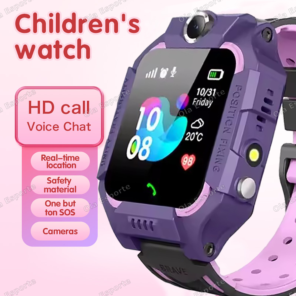 Smartwatch Watches Gift For Boys With Gps - Novo Relógio Inteligente Infantil 2G SOS