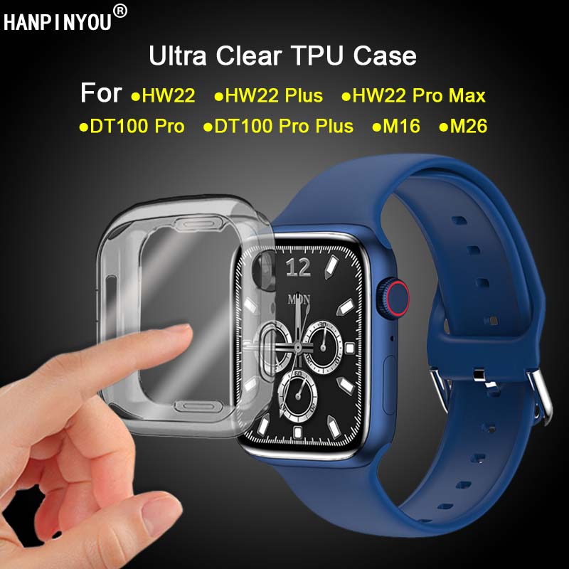 Watch Iwo - Capa completa macia em silicone TPU