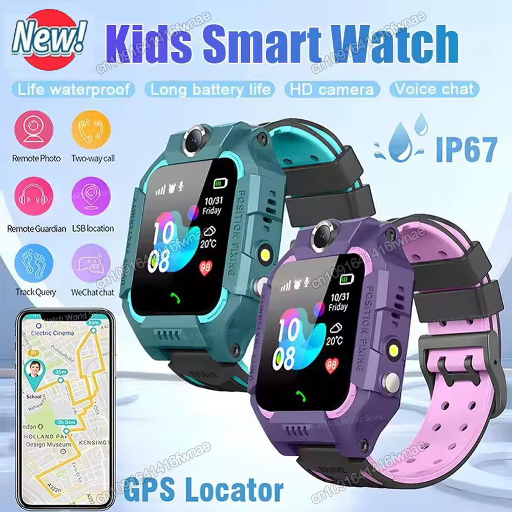 Smartwatch Watches Gift For Boys With Gps - Relógio Inteligente Infantil 2G 2026 com