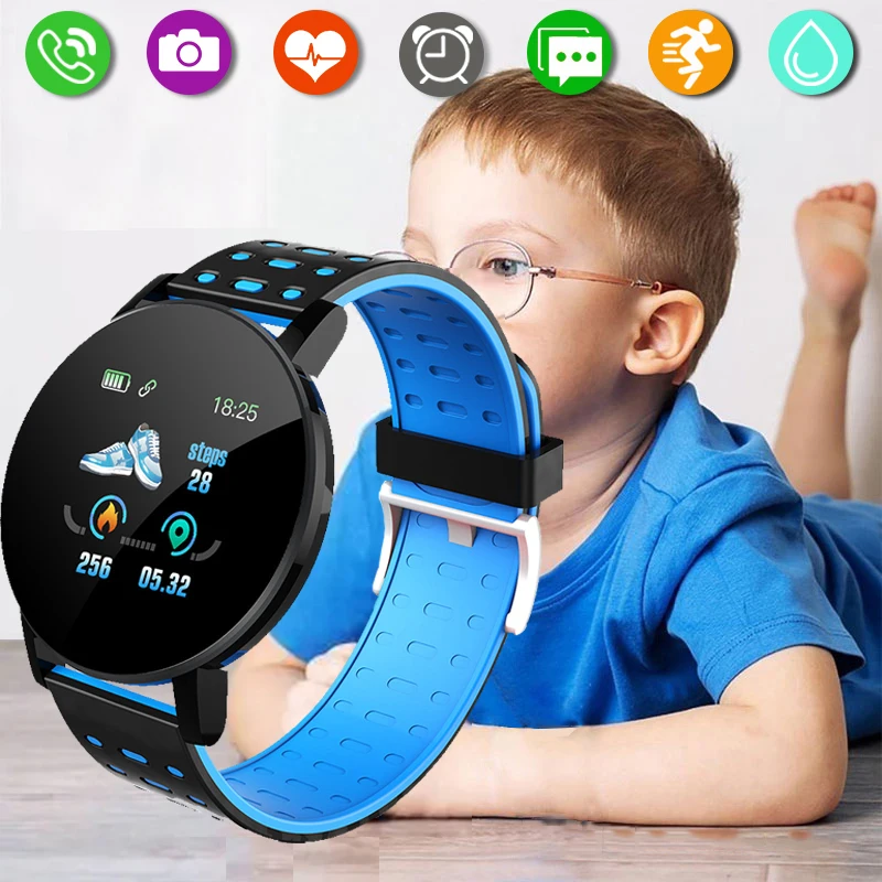 Crianças Sports Smart Watch, R - Smartwatch Digital Watches For Girls avaliação e preço