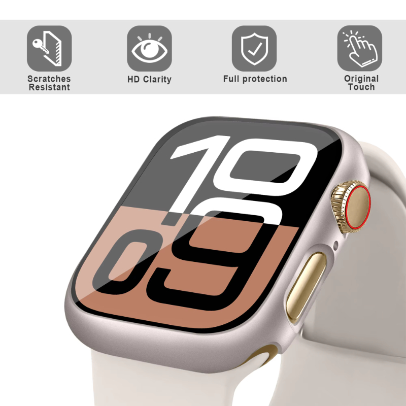 Vidro temperado + capa para ap - Iwatch Smartwatch Series 7 avaliação e preço