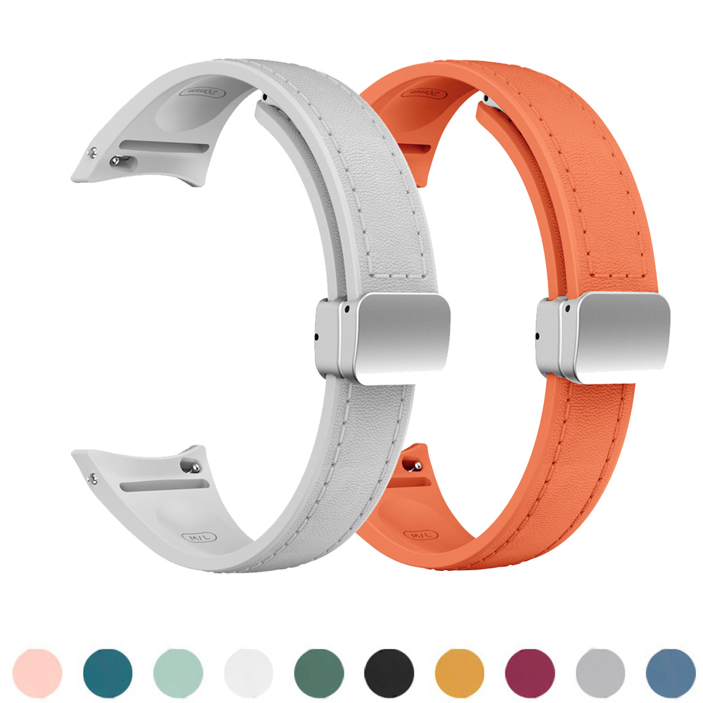 Pulseira de couro genuíno + si - Smartwatch Slim Watches For Men avaliação e preço