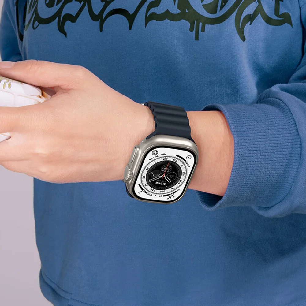 Pulseira oceano para apple wat - Iwatch Smartwatch Series 7 avaliação e preço