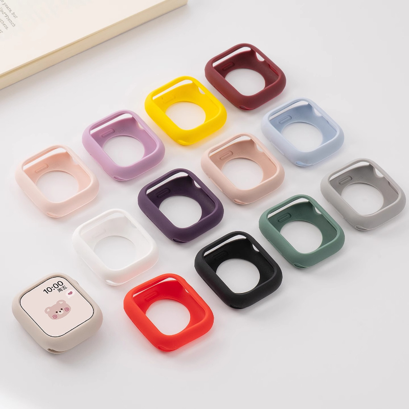 Capa de silicone para apple wa - Iwatch Smartwatch Series 7 avaliação e preço