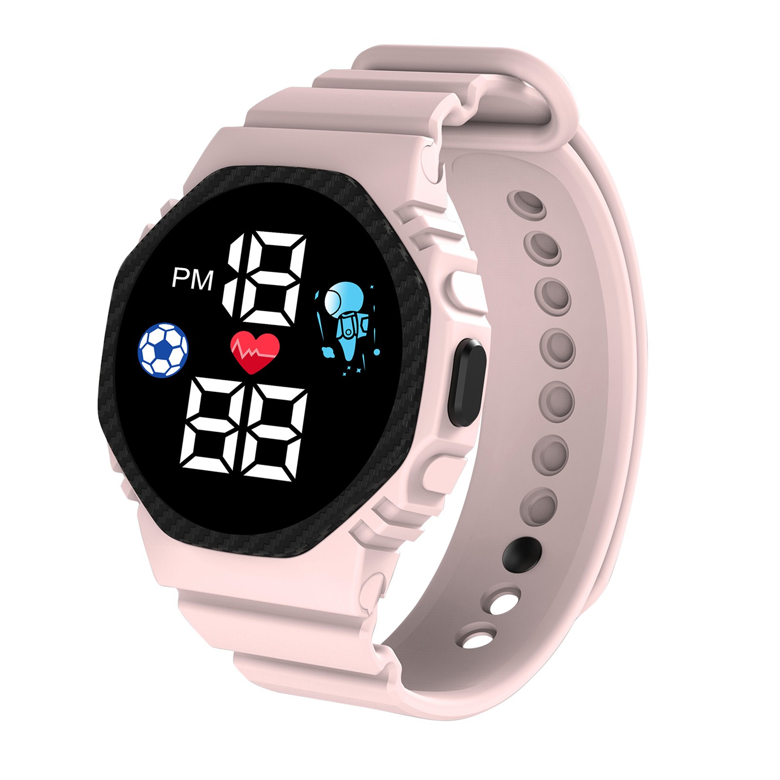 Relógio inteligente multicolor - Smartwatch Digital Watches For Girls avaliação e preço