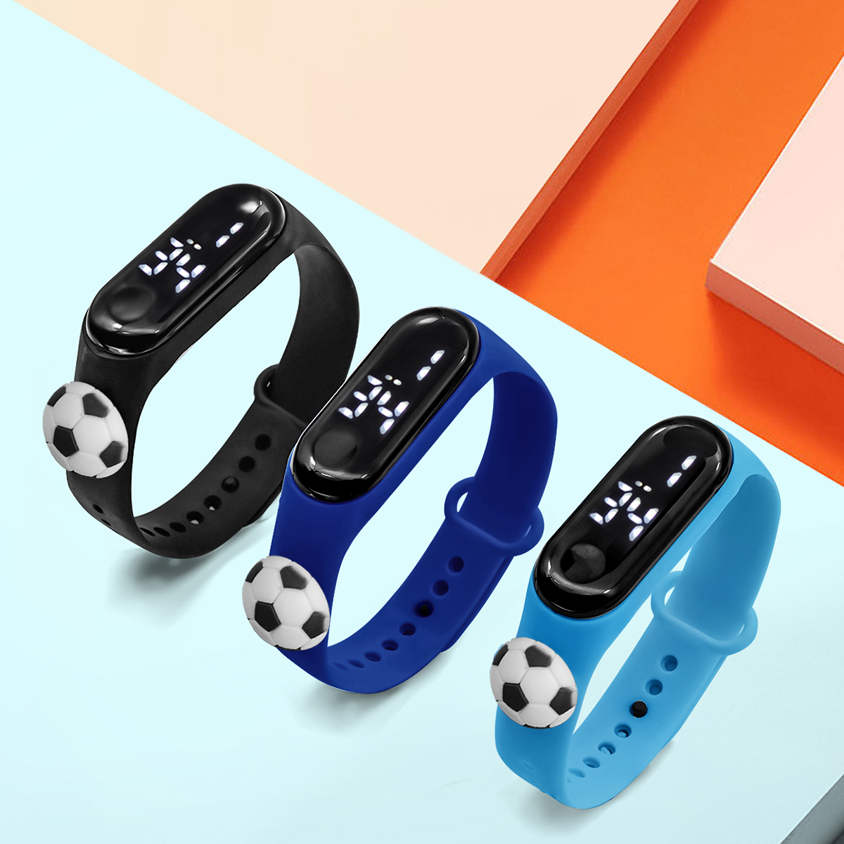 Venda quente 3 pçs estudante s - Smartwatch Digital Watches For Girls avaliação e preço
