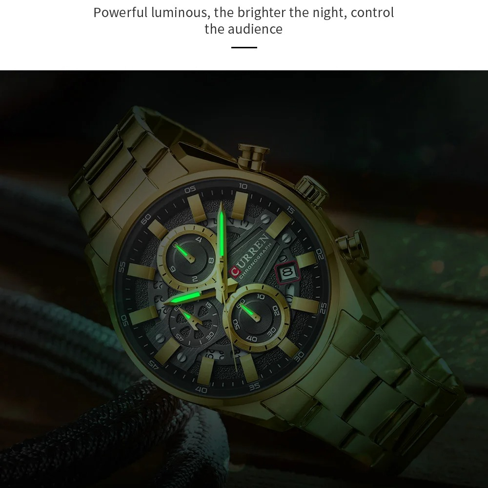 Relógio masculino CURREN 8495  - Smartwatch Casual Watches For Men avaliação e preço