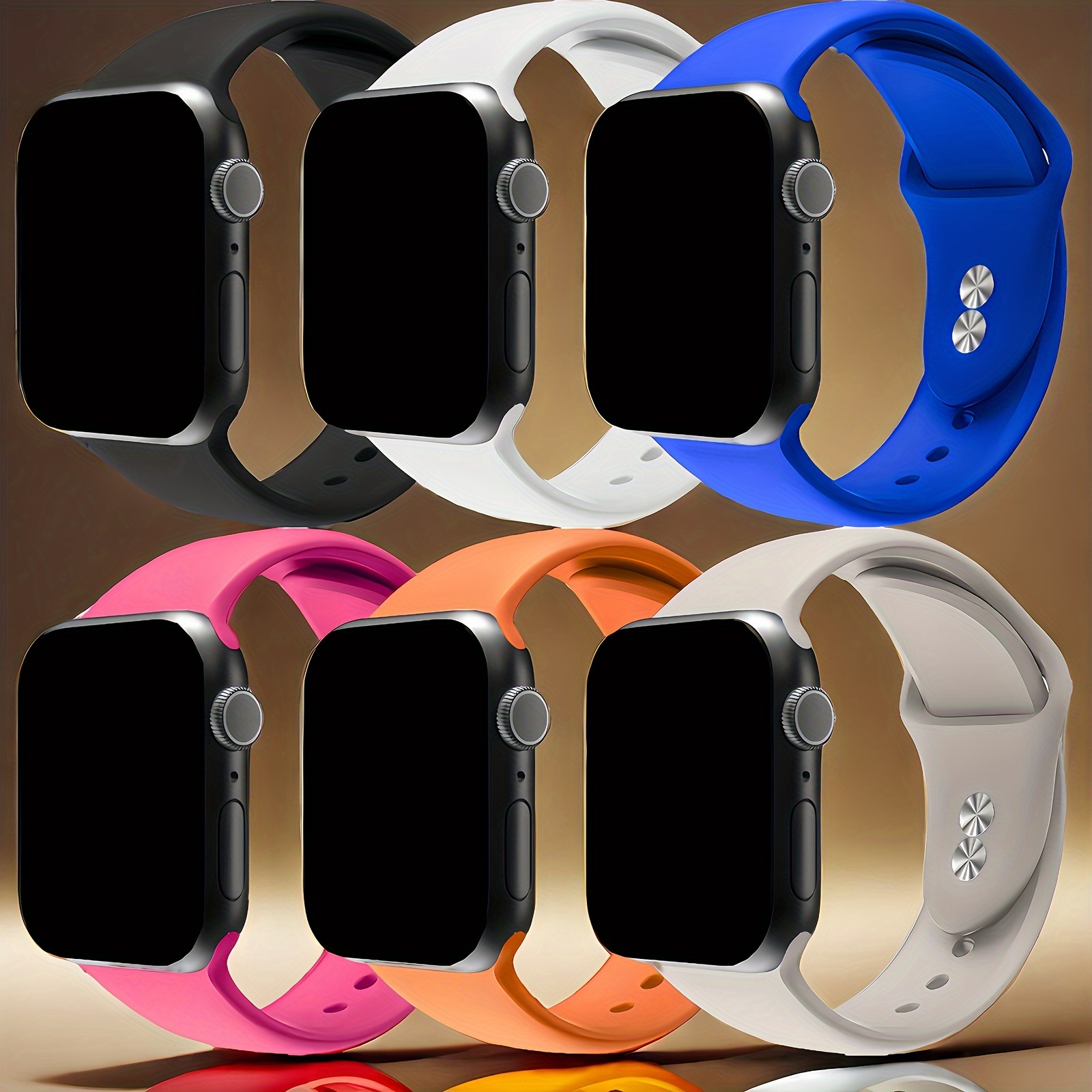 Esporte silicone macio para ap - Smartwatch Apple Watches For Men avaliação e preço