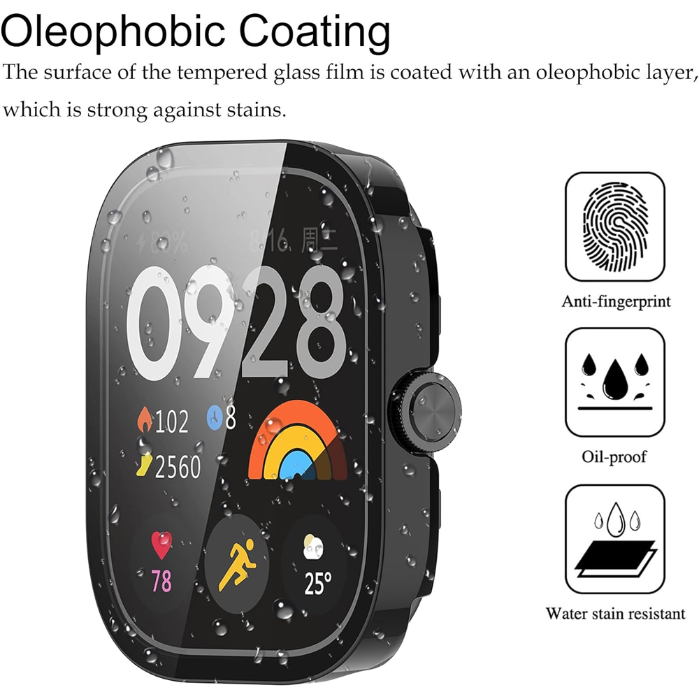 Vidro temperado + capa para xi - Smartwatch Watches Xiaomi avaliação e preço
