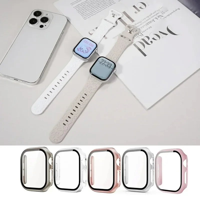 Vidro + capa + pulseira para a - Iwatch Smartwatch Series 7 avaliação e preço