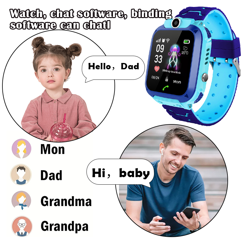 Relógio Inteligente Infantil Q - Smartwatch Watches Gift For Boys With Gps avaliação e preço