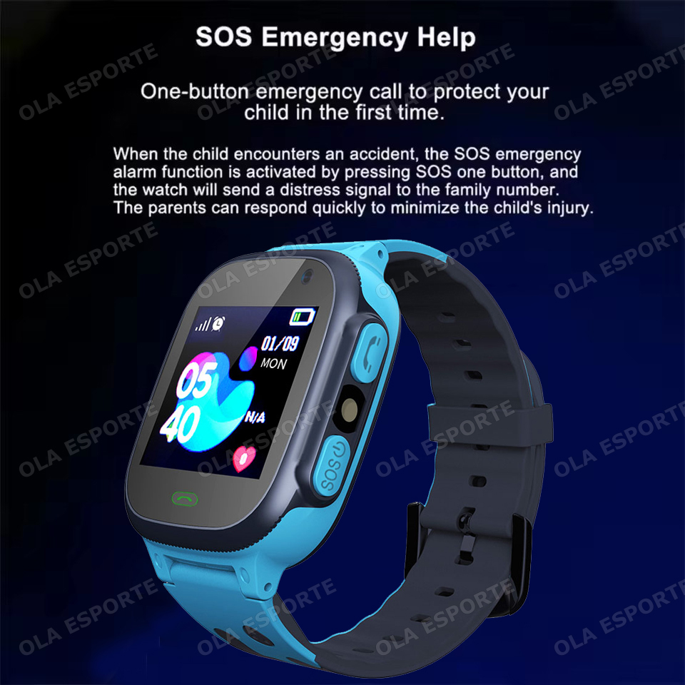 2025 novas crianças relógio in - Smartwatch Watches Gift For Boys With Gps avaliação e preço