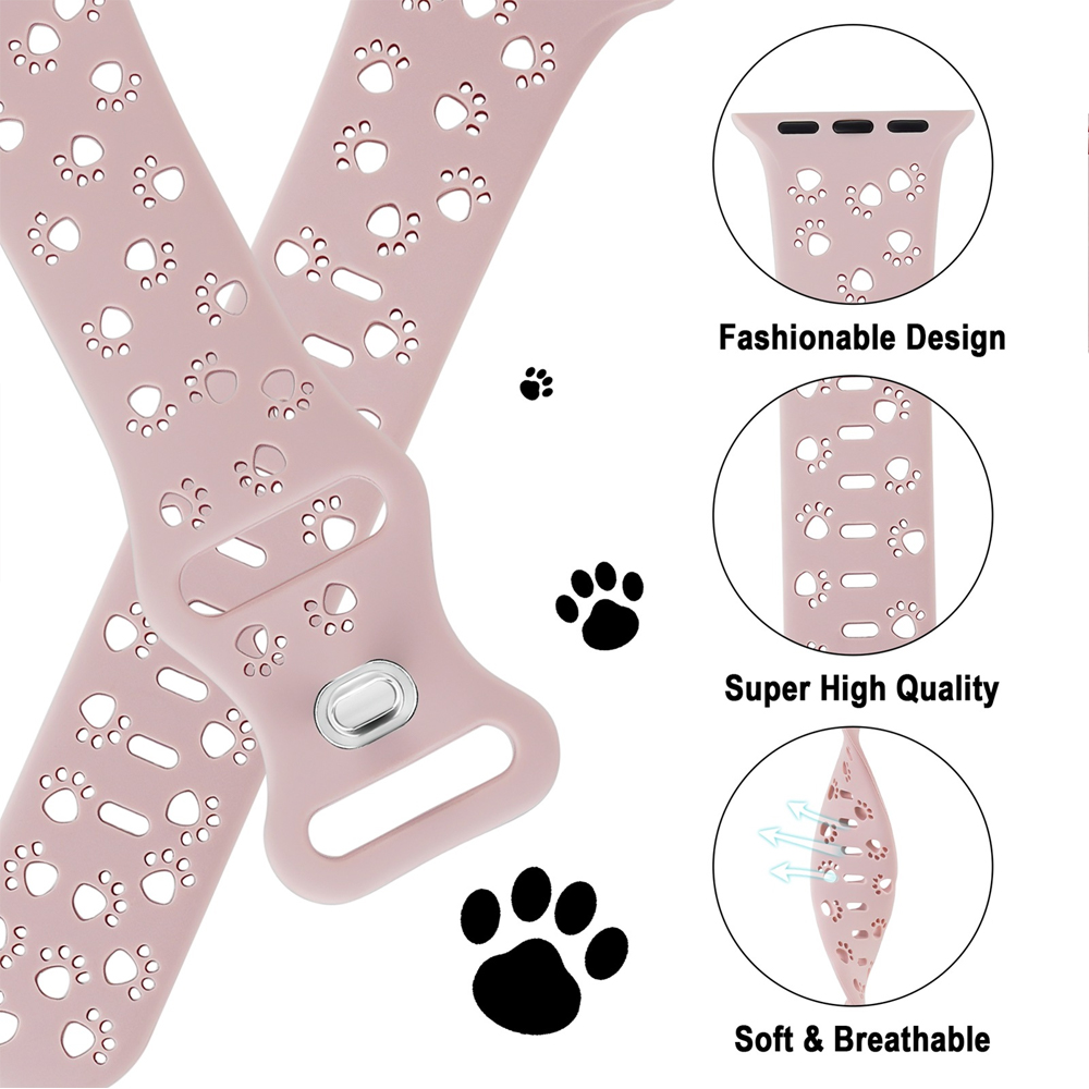 Pulseira de Silicone Oca para  - Smartwatch Apple Watches For Men avaliação e preço
