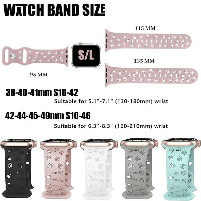 Pulseira de Silicone Oca para  - Smartwatch Apple Watches For Men avaliação e preço