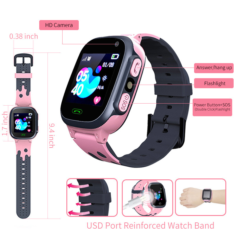 Crianças relógio inteligente à - Smartwatch Watches Gift For Girls avaliação e preço