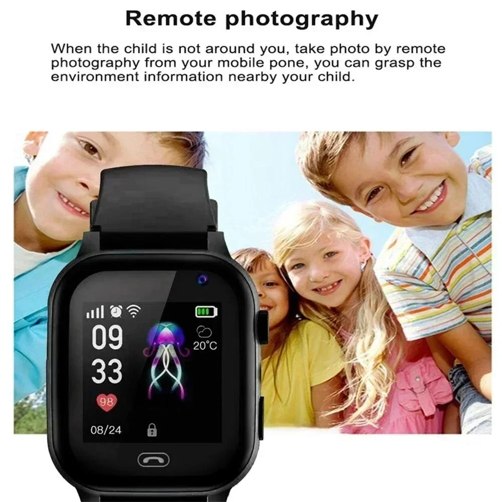 Xiaomi crianças smartwatch 2g  - Smartwatch Watches Gift For Boys With Gps avaliação e preço
