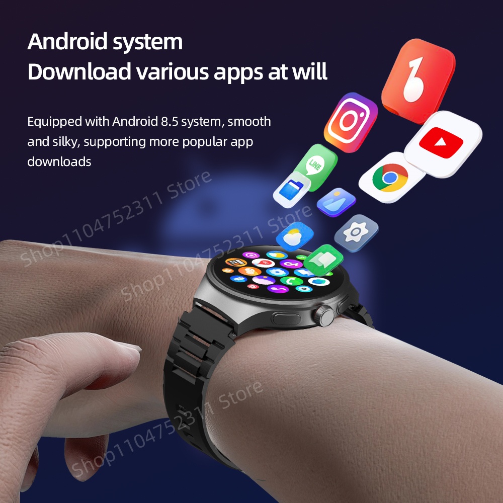 Smartwatch 512G VP50 com câmer - Watch Esim avaliação e preço