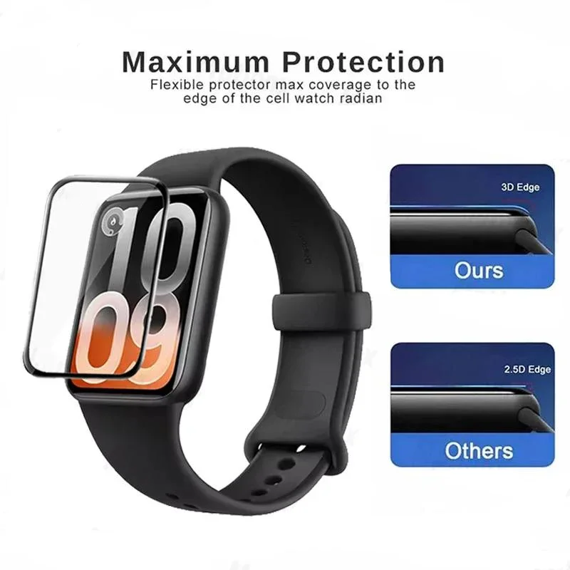 1-5PCS Películas Protetoras de - Smartwatch Watches Xiaomi avaliação e preço