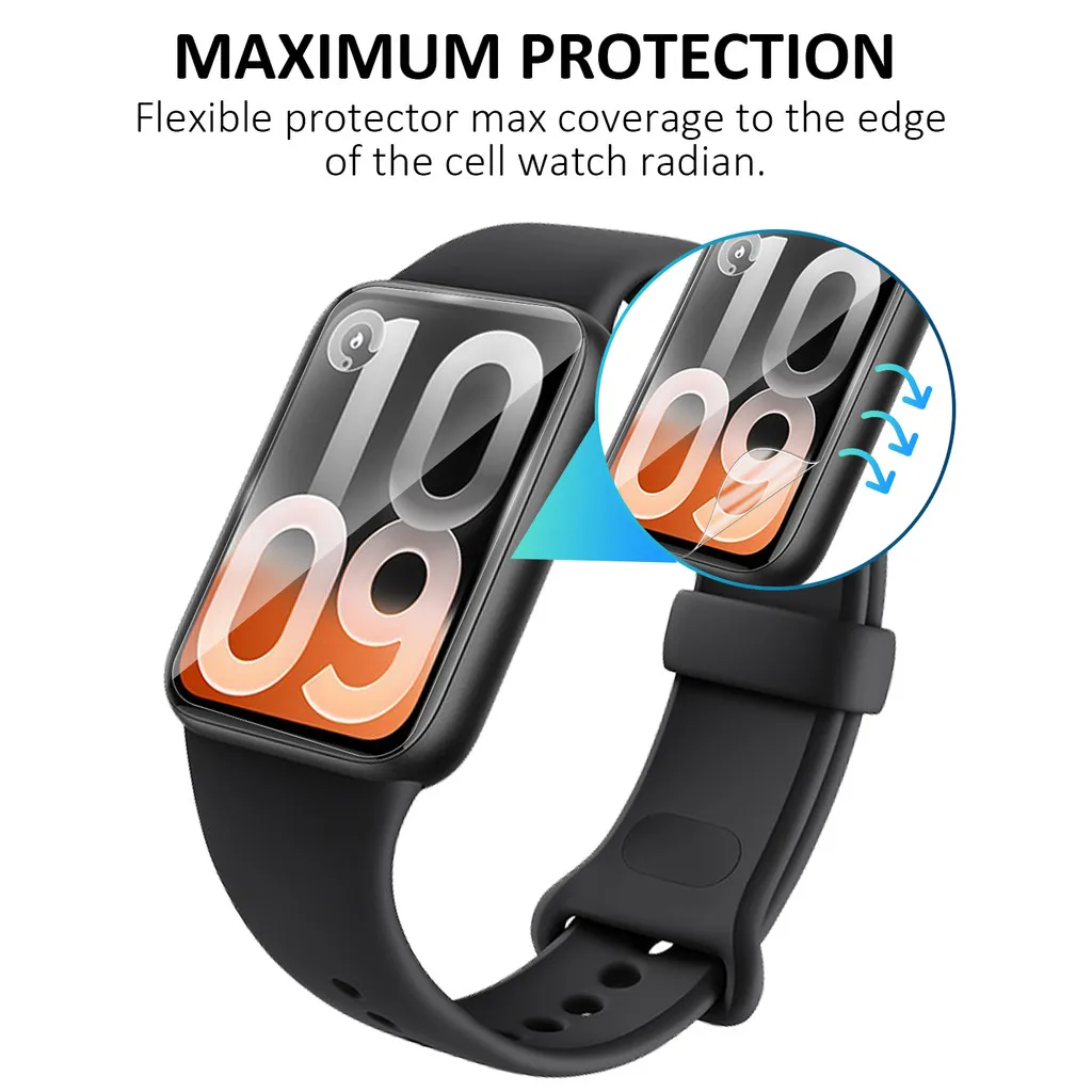 1-5PCS Películas Protetoras de - Smartwatch Watches Xiaomi avaliação e preço