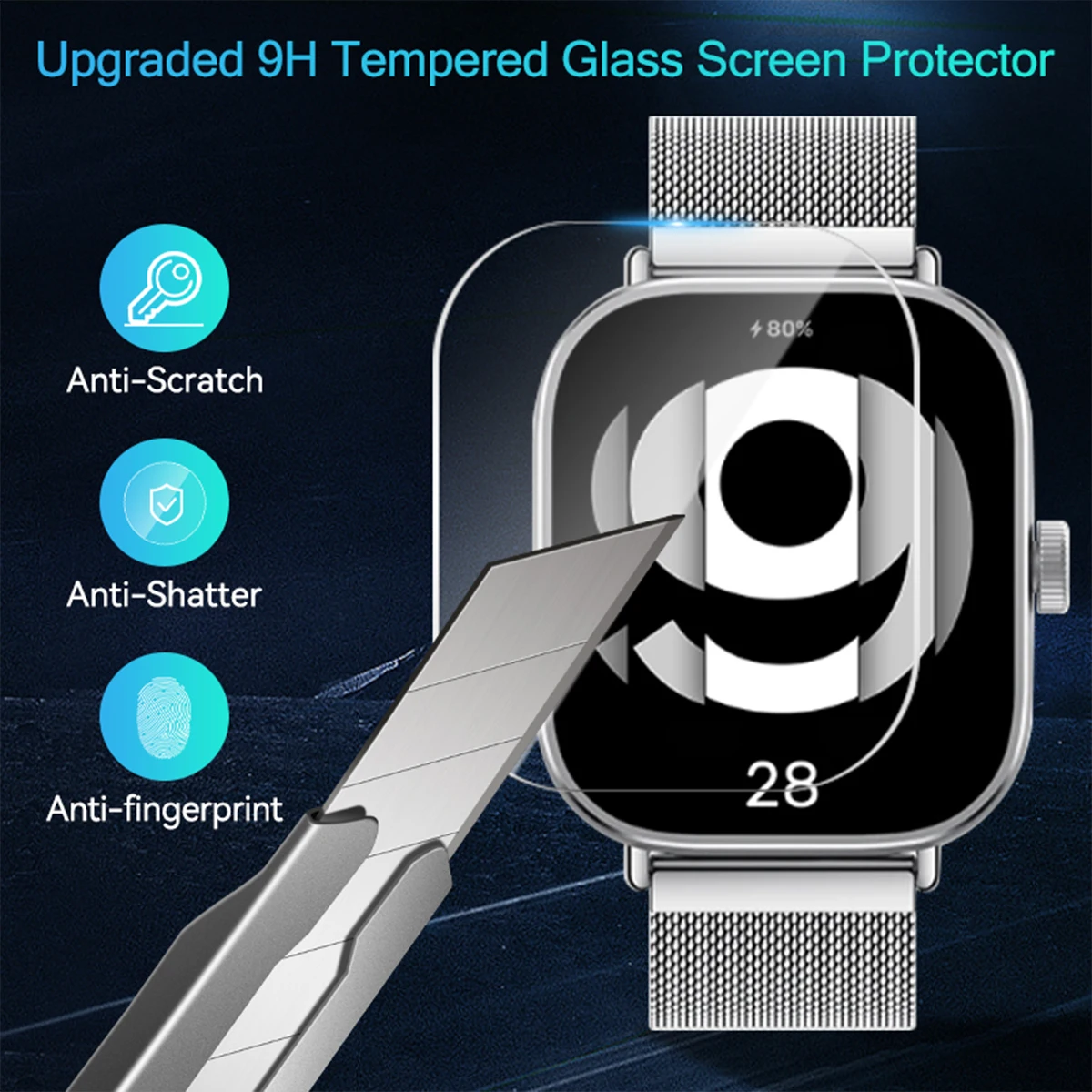 Vidro temperado para xiaomi re - Smartwatch Watches Xiaomi avaliação e preço