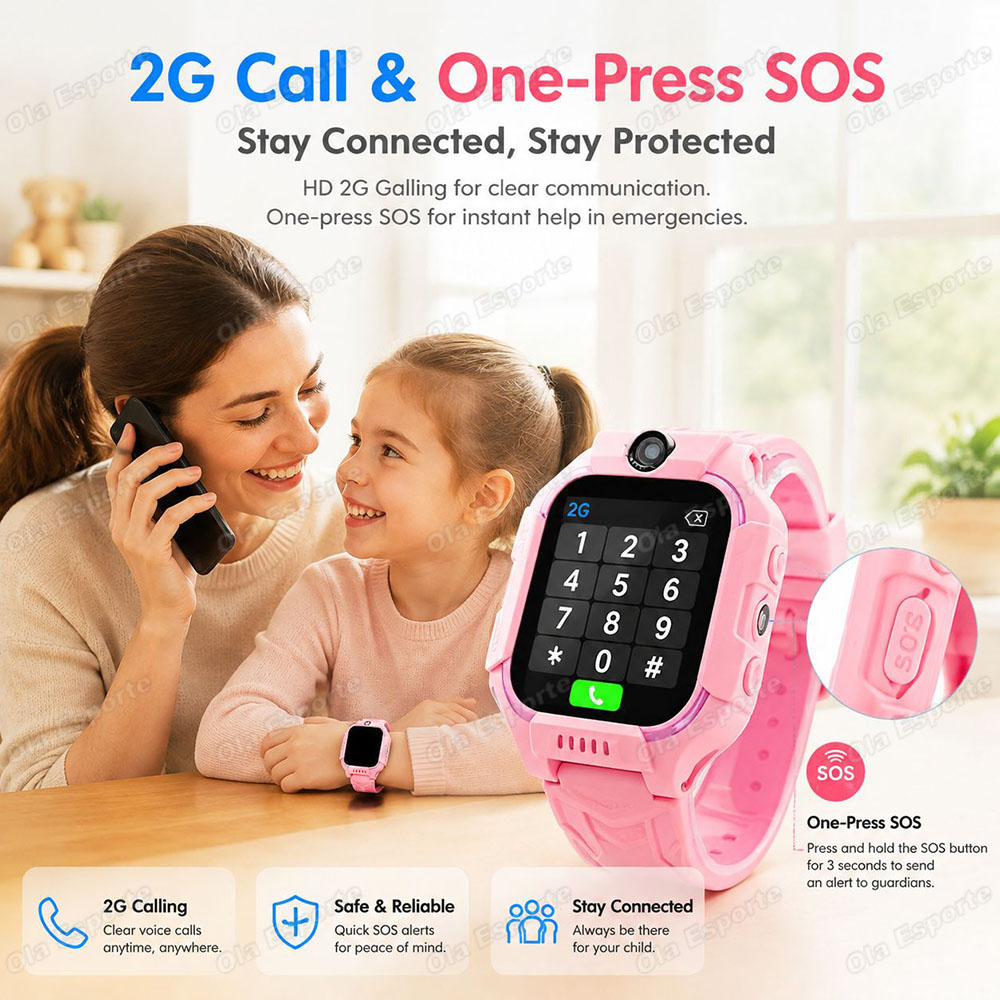 Novo Relógio Inteligente GPS 5 - Smartwatch Watches Gift For Boys With Gps avaliação e preço