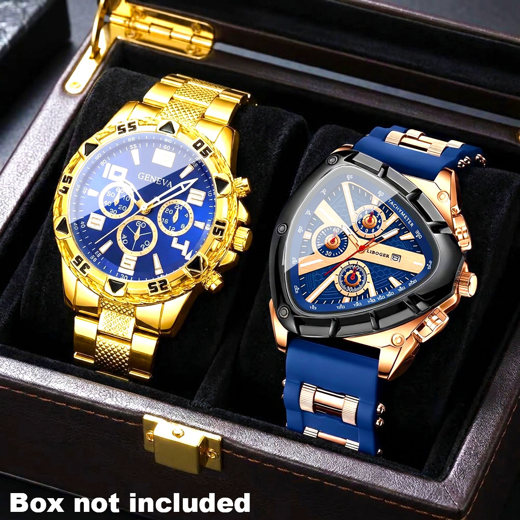 2 Relógios de Quartzo Redondos - Smartwatch Watches Birthday Gift For Men avaliação e preço