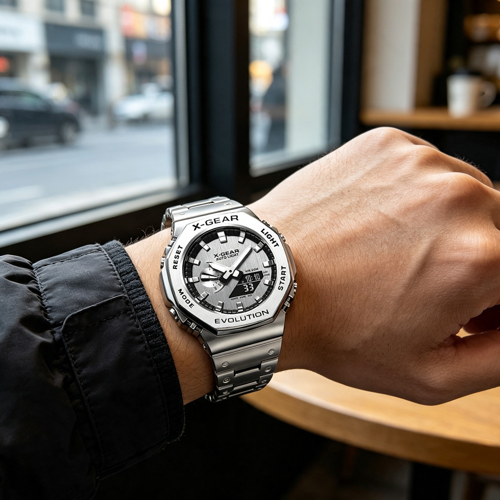 Relógio Esportivo Digital X-GE - Smartwatch Casual Watches For Men avaliação e preço