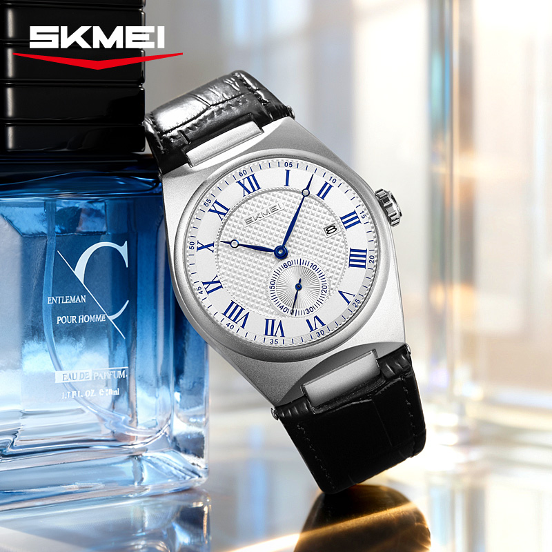 Relógio de Quartzo Elegante SK - Smartwatch Casual Watches For Men avaliação e preço