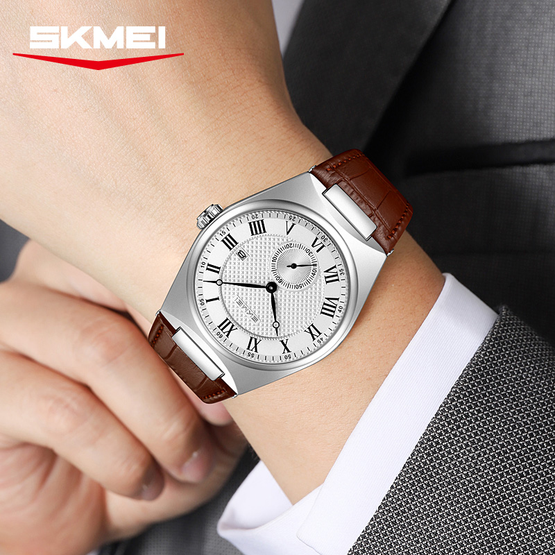 Relógio de Quartzo Elegante SK - Smartwatch Casual Watches For Men avaliação e preço