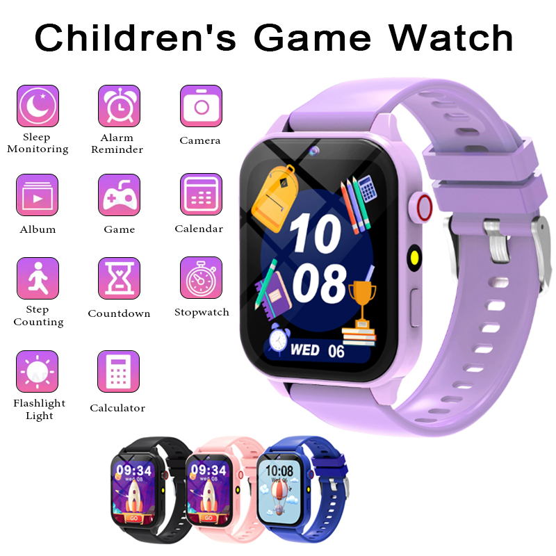 Smartwatch jogos infantis reló - Smartwatch Watches Gift For Girls avaliação e preço
