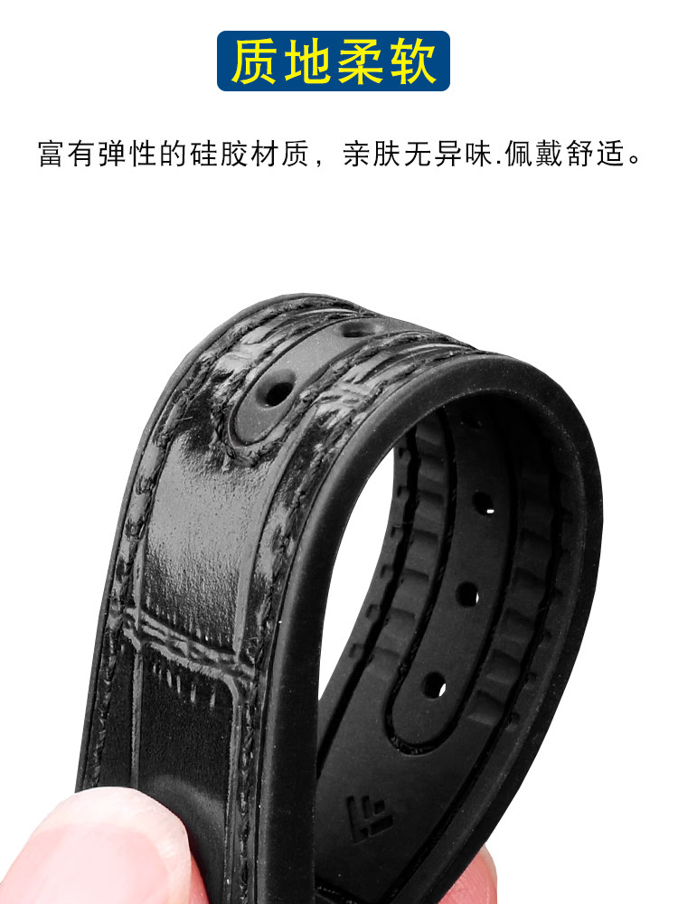 Pulseira de Couro e Silicone p - Omega Watch Constellation avaliação e preço