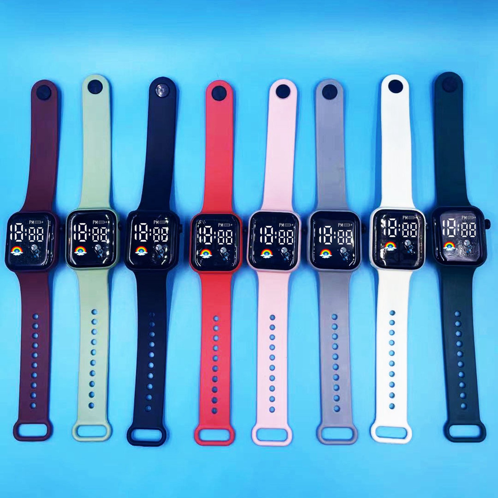 Smartwatch eletrônico para cri - Smartwatch Digital Watches For Girls avaliação e preço
