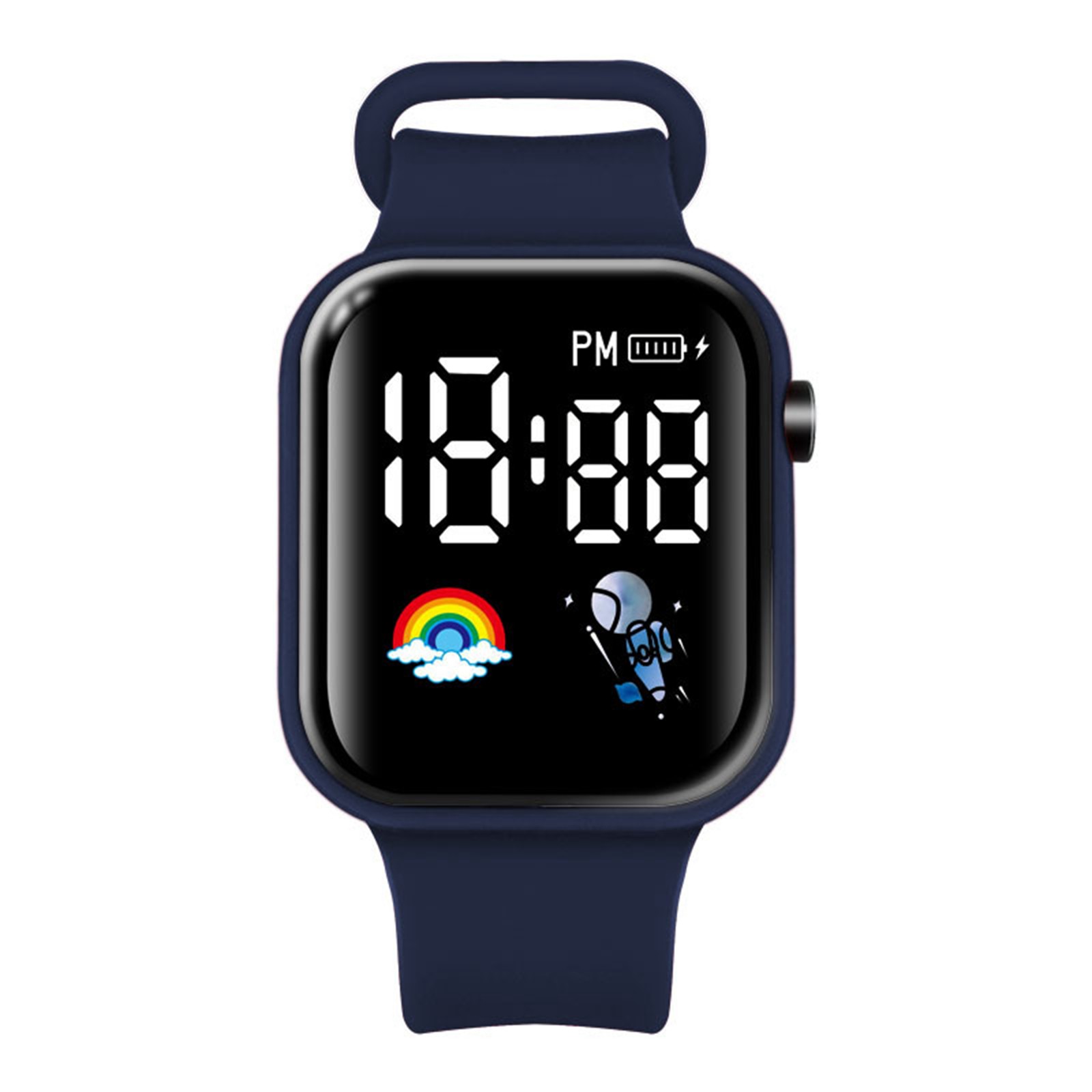 Smartwatch eletrônico para cri - Smartwatch Digital Watches For Girls avaliação e preço