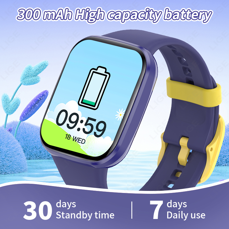 Lige crianças relógio intelige - Smartwatch Digital Watches For Girls avaliação e preço