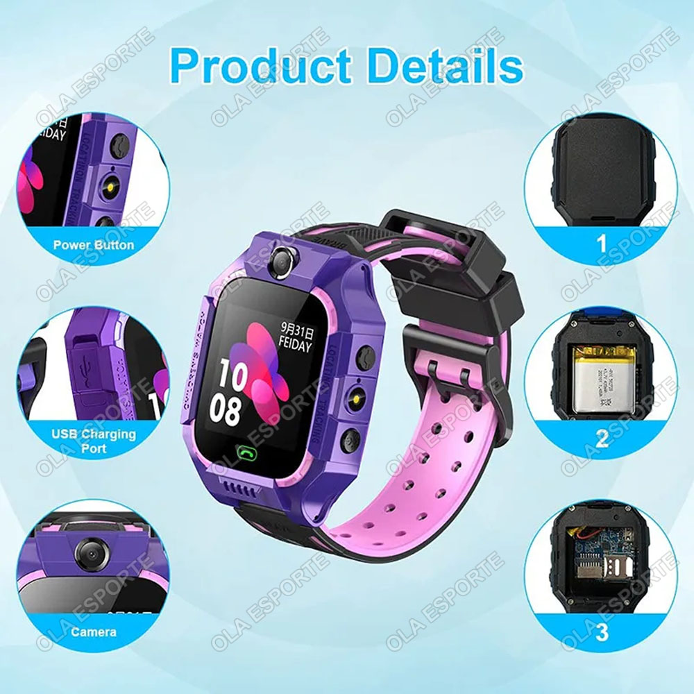 Relógio Inteligente Infantil 2 - Smartwatch Watches Gift For Boys With Gps avaliação e preço