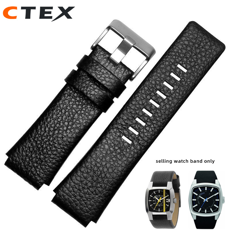 cowhide watchband for diesel D - Watch Esim avaliação e preço