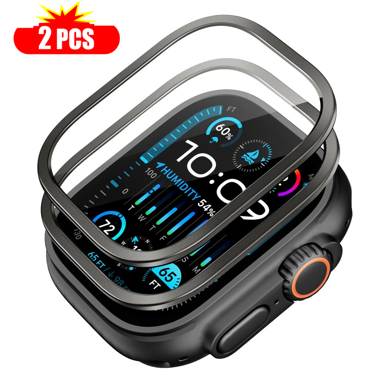 2 pçs vidro temperado para app - Smartwatch Apple Watches For Men avaliação e preço