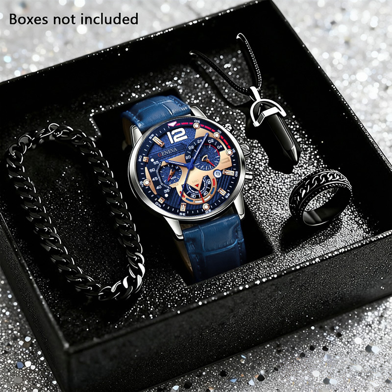 Conjunto de 4 Relógios Masculi - Smartwatch Watches Birthday Gift For Men avaliação e preço