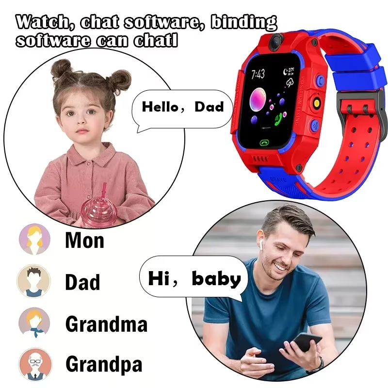 Relógio Inteligente Infantil L - Smartwatch Watches Gift For Boys With Gps avaliação e preço